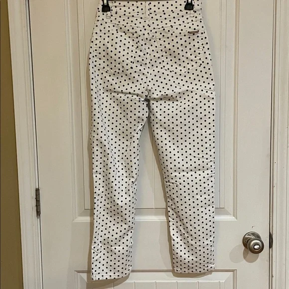 Joseph Ribkoff White and Black Polka Dot Jeans - Picture 5 of 7